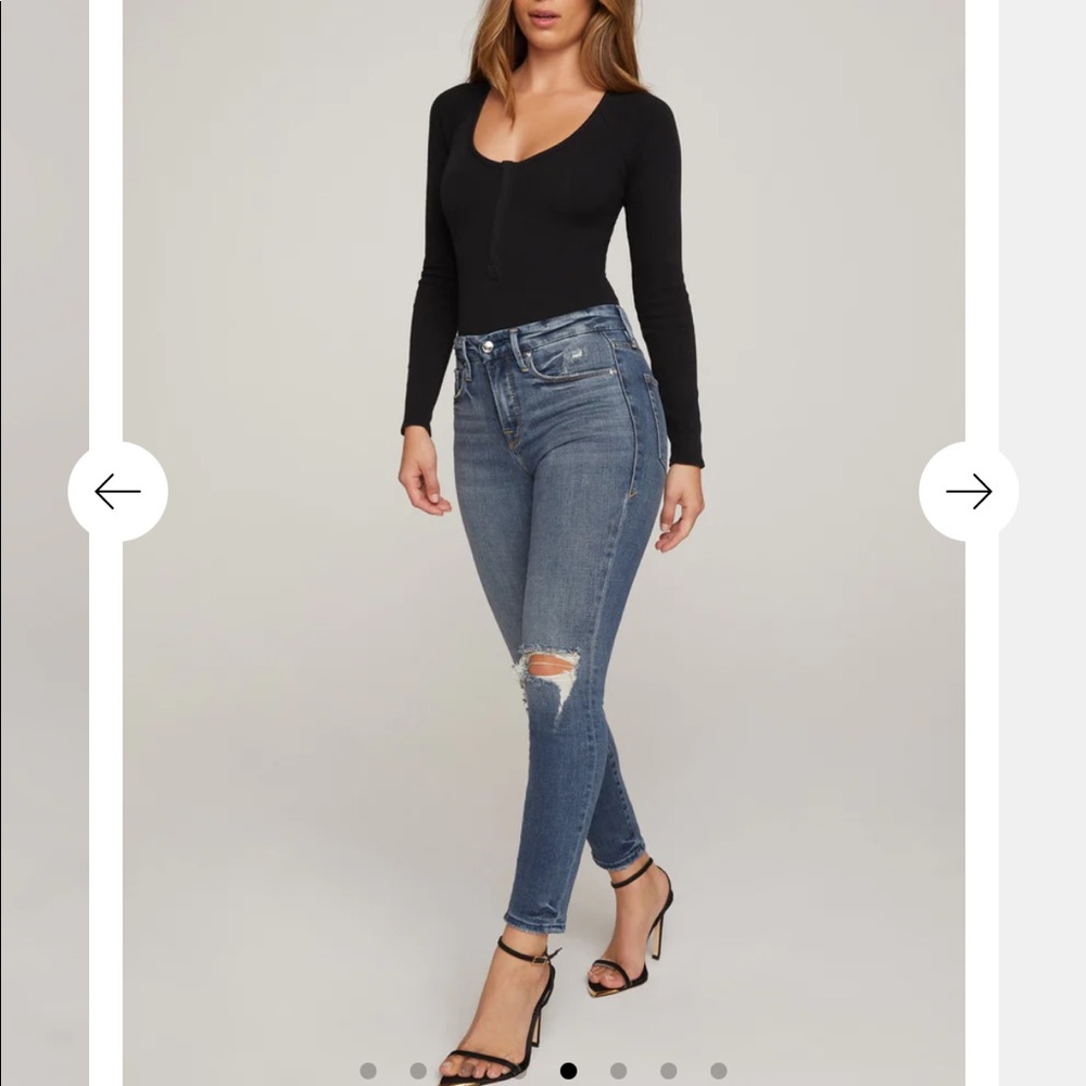 Good American Good Legs Crop Skinny Jeans